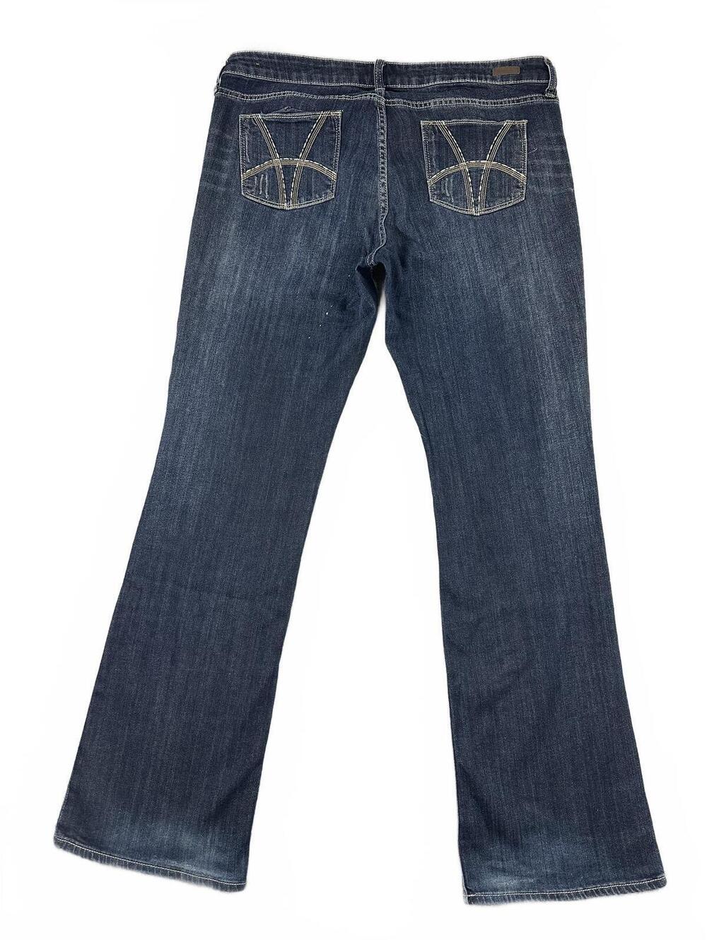 KUT from the Kloth Farrah Baby Bootcut Jeans Blue Denim Casual Retro - Picture 3 of 8